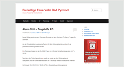 Desktop Screenshot of ff-badpyrmont.de