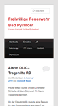 Mobile Screenshot of ff-badpyrmont.de