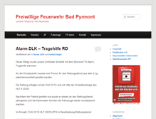 Tablet Screenshot of ff-badpyrmont.de
